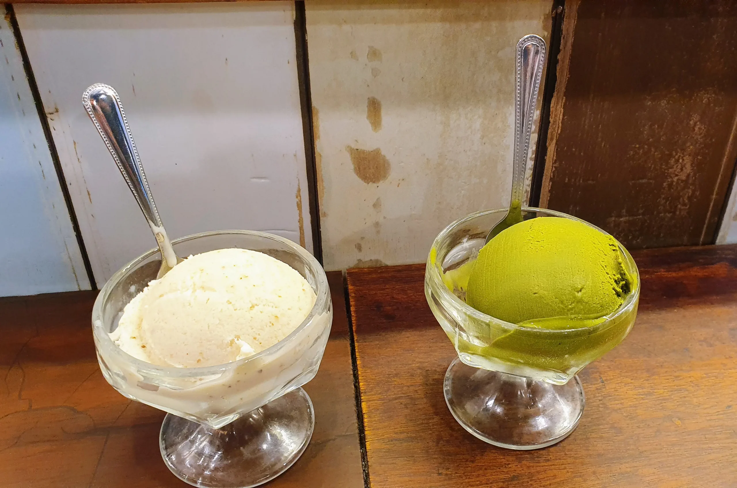 osmanthus and mochi flavored ice cream, snow king, ximending taipei, Taiwan