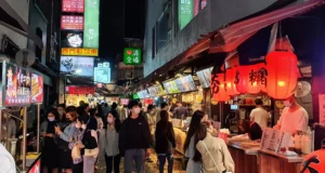 street food vendors in ximending