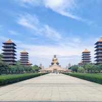 big buddha statue at fo guang shan monestary kaohsiung taiwan